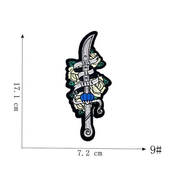 Complete 11 pc set of Sailor Moon Embroidered Patches NWOT - Picture 10 of 12